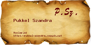 Pukkel Szandra névjegykártya